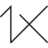 1X logo