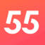 55海淘 logo