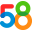 【58同城 58.com】分类信息 - 本地 免费 高效 logo