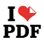 iLovePDF | 为PDF爱好者提供的PDF文件在线处理工具 logo