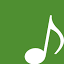 Music-note logo