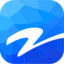 蓝天下 logo